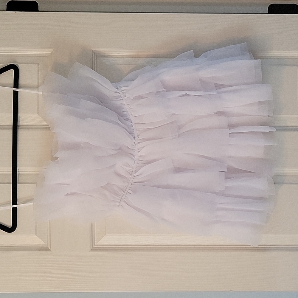 BuddyLove Powder Puff Strapless Tulle Mini Dress